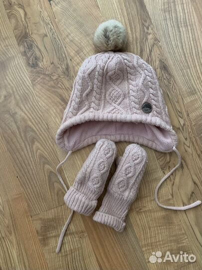 Комплект шапка,варежки H&M