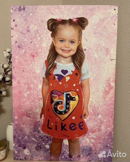 Портрет на холсте