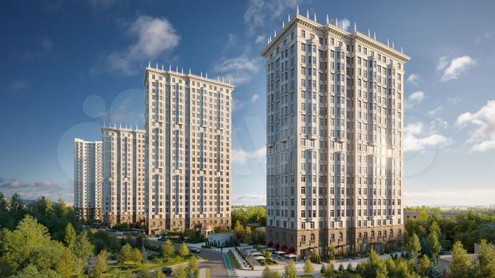 2-к. квартира, 61,6 м², 22/26 эт.