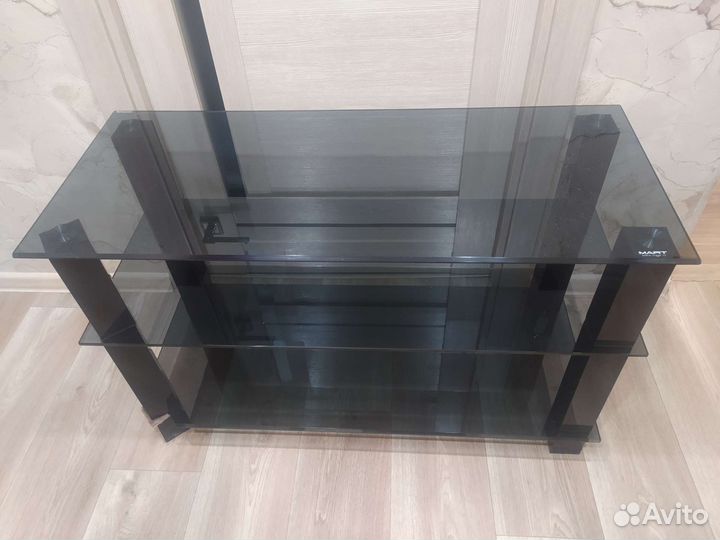 Стеклянная тумба под тв