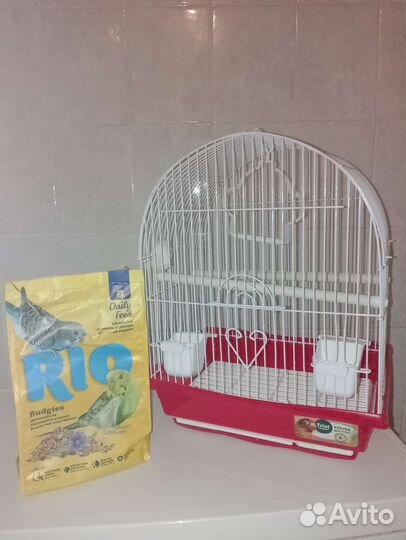 Клетка для попугая б/у