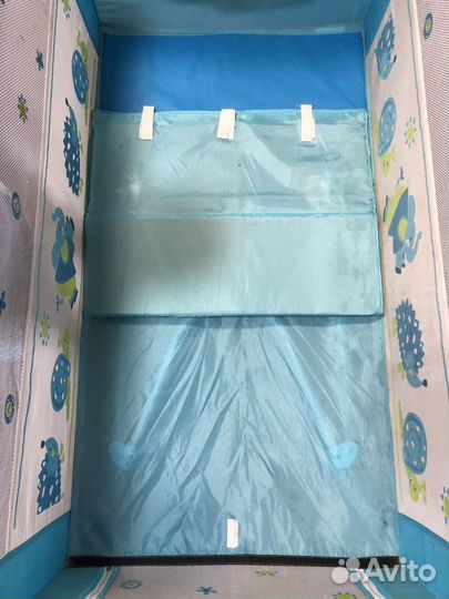Манеж-кровать детский разборный с матрасом