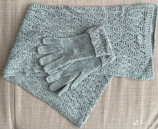 Набор (шарф и перчатки)