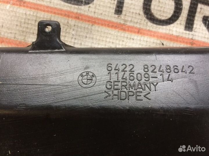 Воздуховод печки правый Bmw 7-Series E65 N62B48B