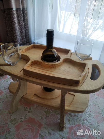 Винный столик менажница