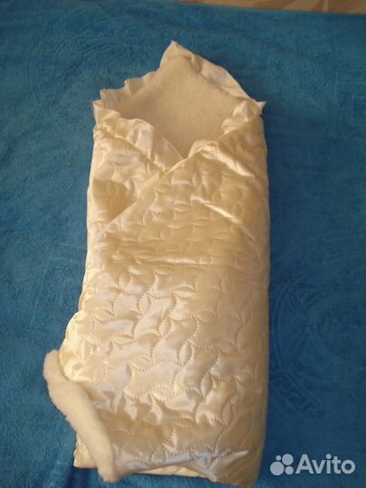 Зимний конверт на овечьей шерсти