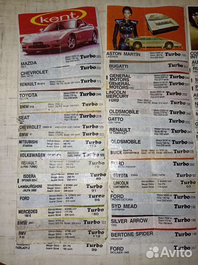 Вкладыши turbo