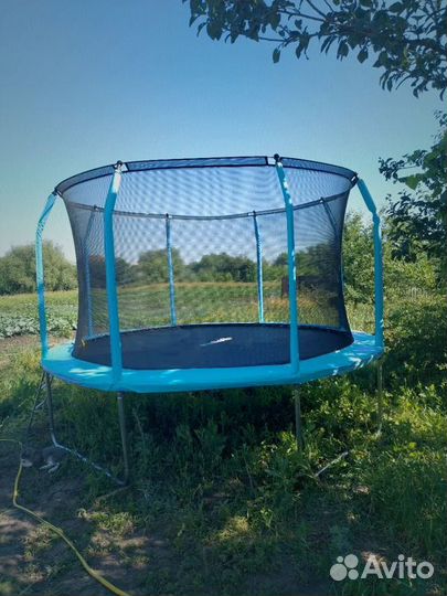 Батут для активного отдыха (синий)