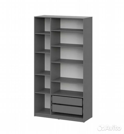 Шкаф распашной с полками