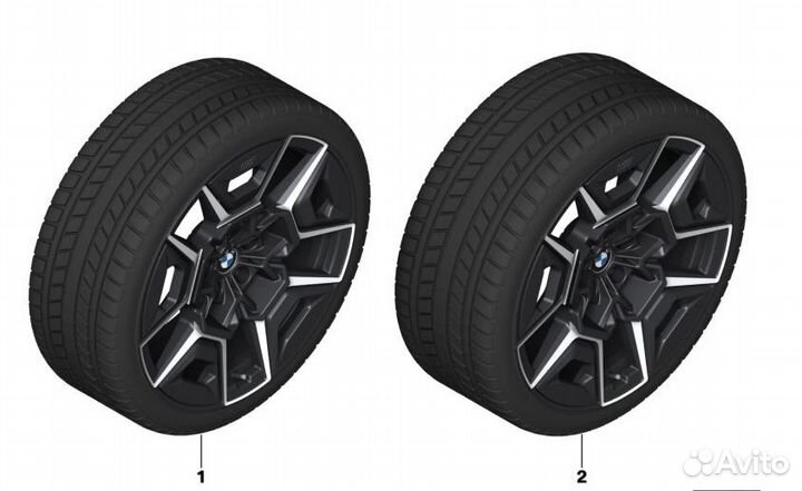 Зимний комплект колес BMW XM G09 Double Spoke 922M