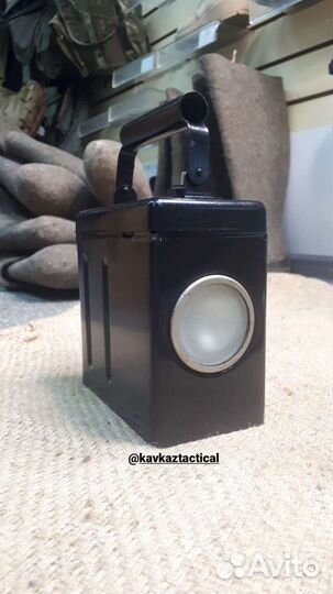 Амф-8 армейский аккумуляторный фонарь СССР