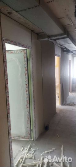 Монтаж Армстронга грильятто перегородок гкл гвл