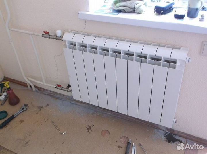 Замена радиаторов отопления. Дзержинский