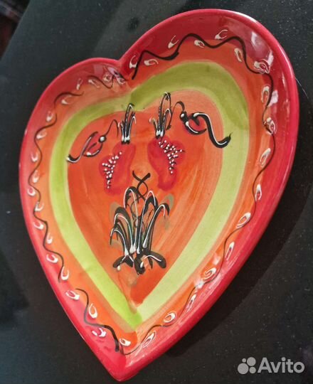 Керамика (майолика) тарелка/ салатник