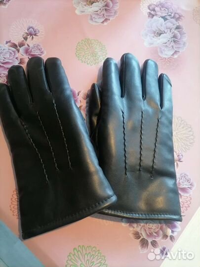 Мужские кожаные перчатки
