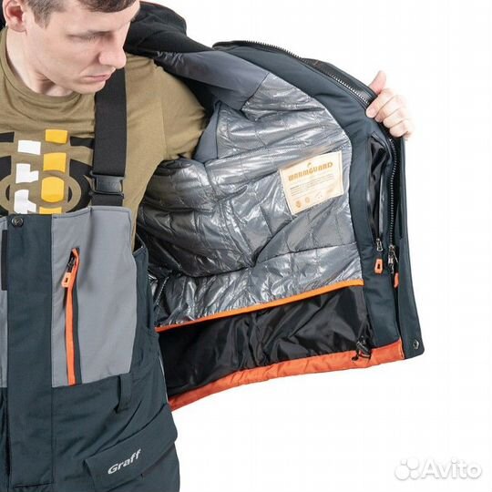 Костюм рыболовный Graff зимний до -50гр. (Bratex 8