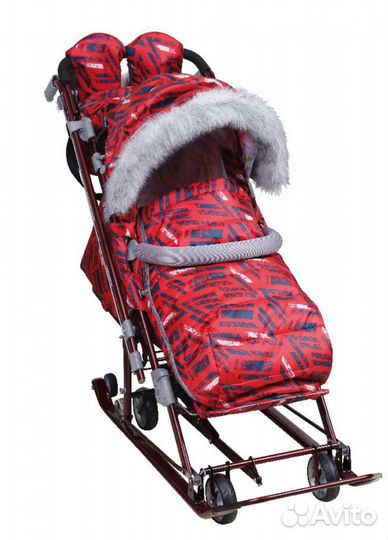 Санки коляска Ника 7-8 sк+ доставка новые