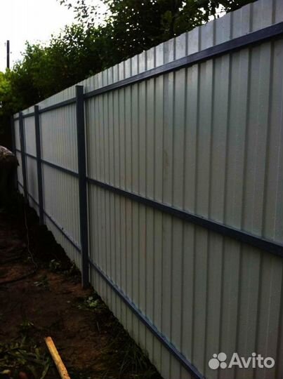 Забор из профнастила
