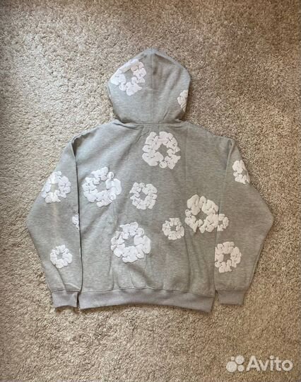 Худи denim tears серое