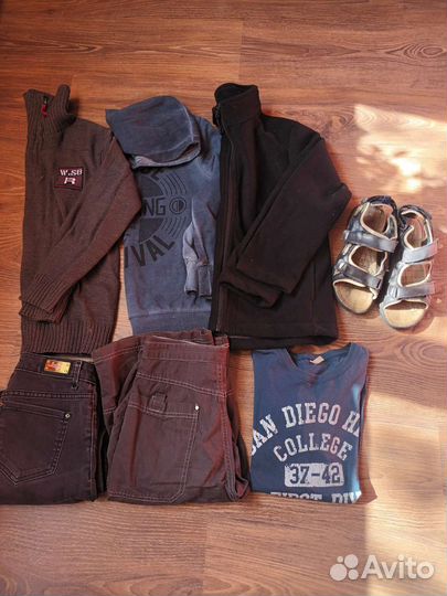 Одежда пакетом на мальчика 146 152
