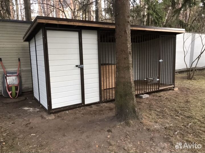 Вольер с зимником для собак