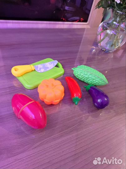 Овощи и фрукты игрушки