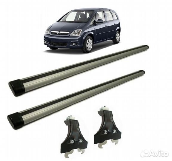 Багажник на крышу Opel Meriva A аэродинамический