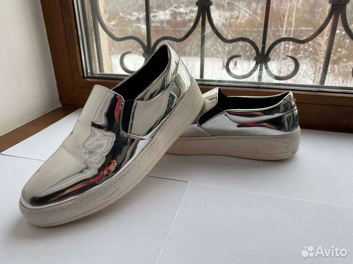 Слипоны женские 36 размер натуральная кожа