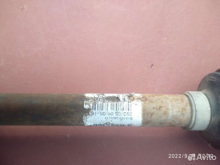 Привод передний Рено megane 2