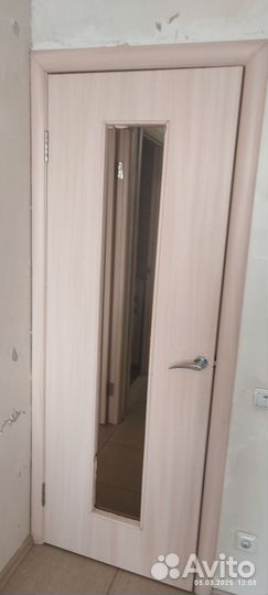 Межкомнатные двери бу 70 см с коробкой