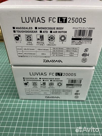 Катушки Daiwa 20 Luvias FC LT