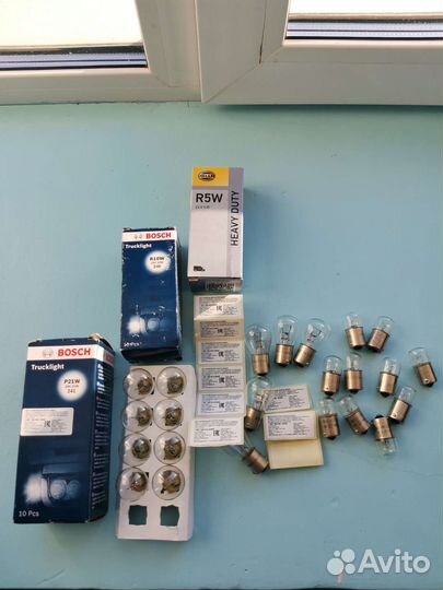 Лампы габарит 24В Bosch Trucklight P21W R10W