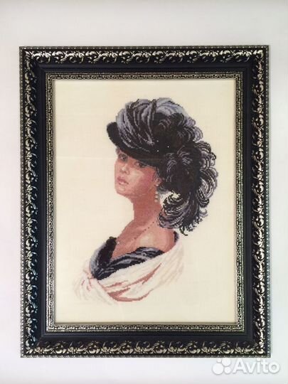 Картина вышитая крестиком 