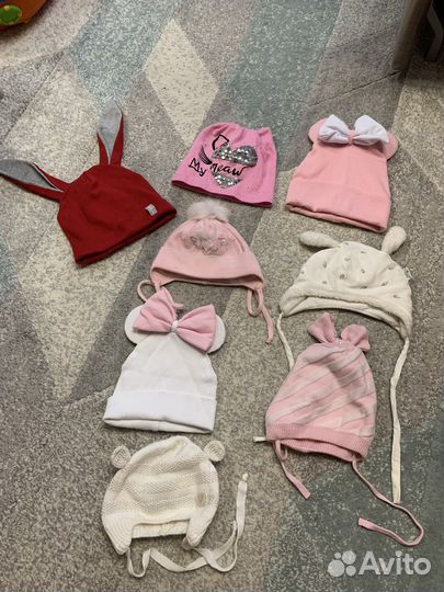 Шапки для девочки пакетом