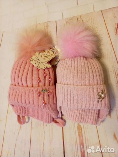 Шапка зимняя для девочки новая