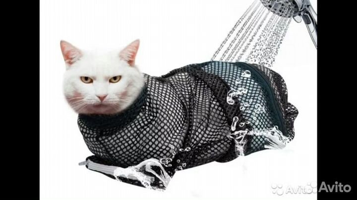 Сетка-мешок для мытья кошек