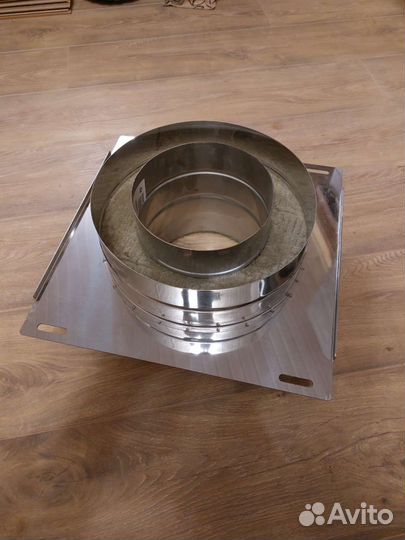 Сэндвич опора дымохода+ сэндвич (1 метр) 180/280