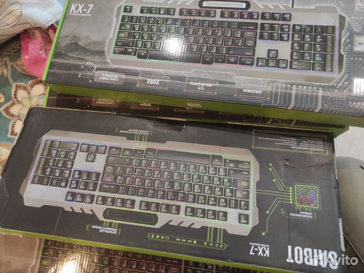 Клавиатура Игровая, митал, с подсветкой