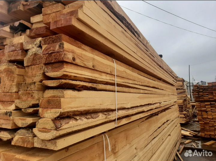 Доска обрезная 25*100*6000