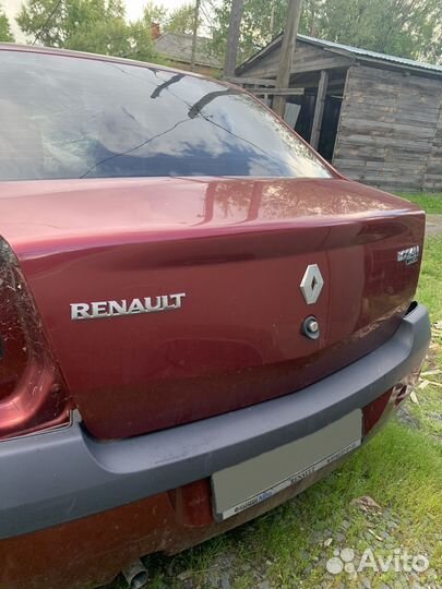 Renault Logan 1.4 МТ, 2009, битый, 120 000 км