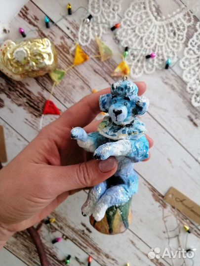 Ёлочные игрушки из ваты