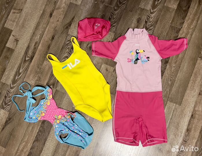 Купальники на девочку 5-6 лет