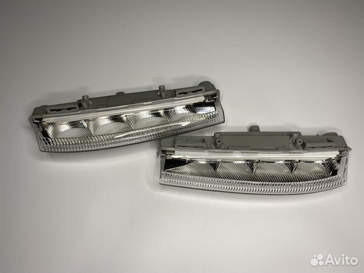 Диодные противотуманки Mercedes w204 рест w212 дор
