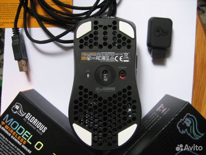 Мышь беспроводная Glorious Model O Wireless черная