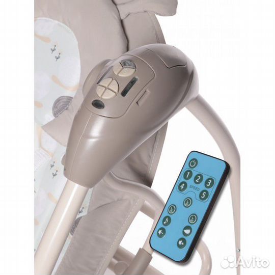 Электрокачеля шезлонг babe care 2в1