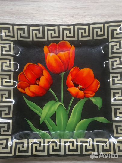 Набор тарелок квадратных