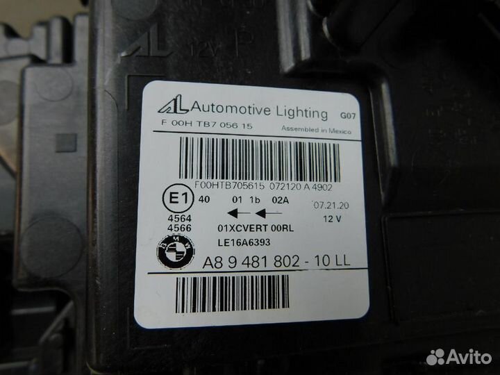 Фара правая BMW X7