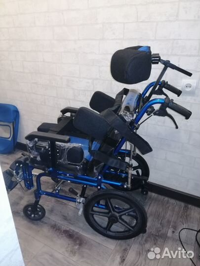 Кресло коляска для детей с Дцп Olvia 20 с капюш