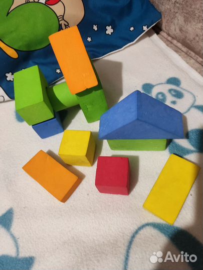 Развивающий кубик мягкий