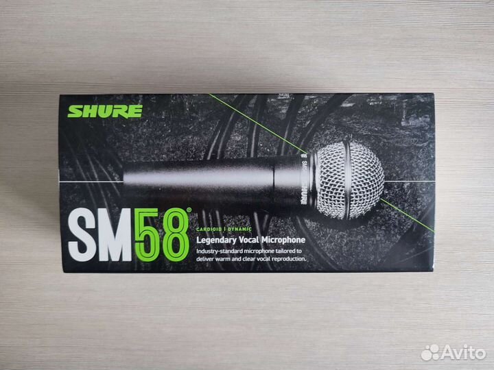 Микрофон Shure SM58-LC новый в коробке
